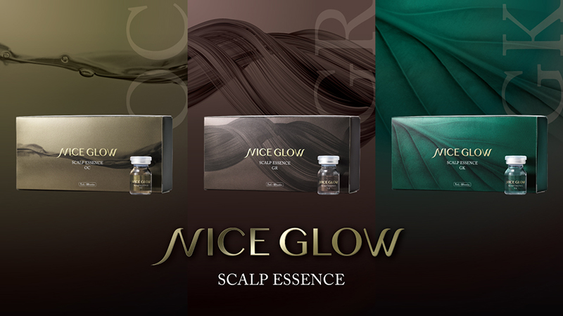 A New Salon-Exclusive Hair Care Brand “NICE GLOW” for Healthy Scalps and Beautiful Hair from AXXZIA