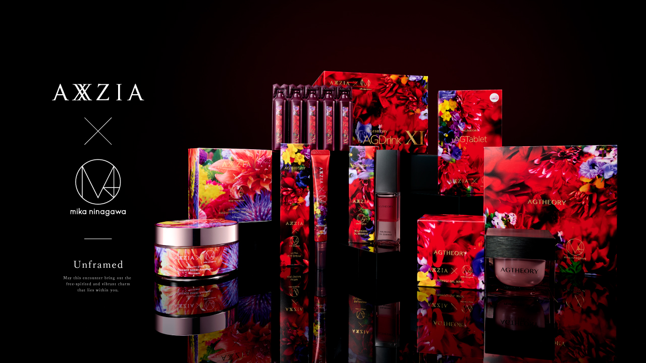 AXXZIA × M / mika ninagawa Artist Collaboration Announcement