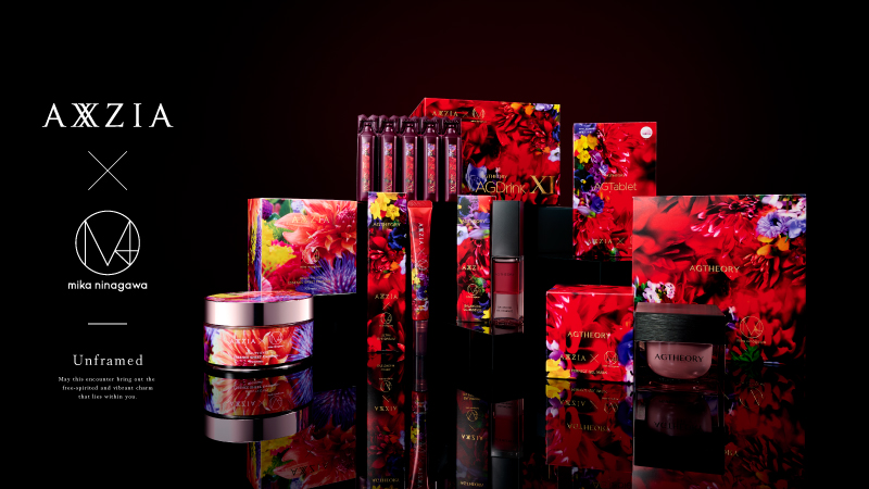 AXXZIA × M / mika ninagawa Collaboration Special Site “Unframed”