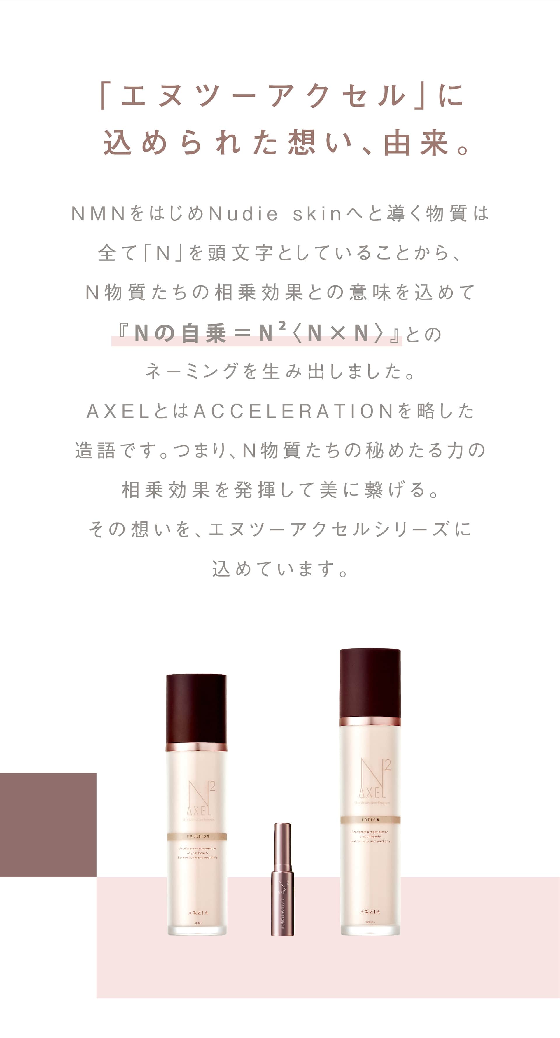 「エヌツーアクセル」に込められた想い、由来。