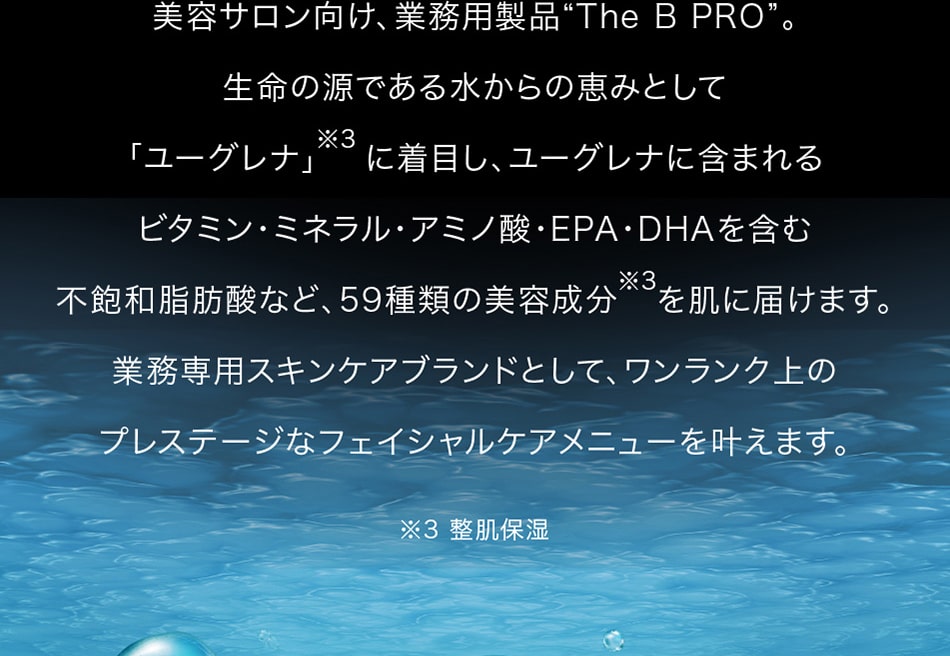 美容サロン向け、業務用製品“The B PRO”