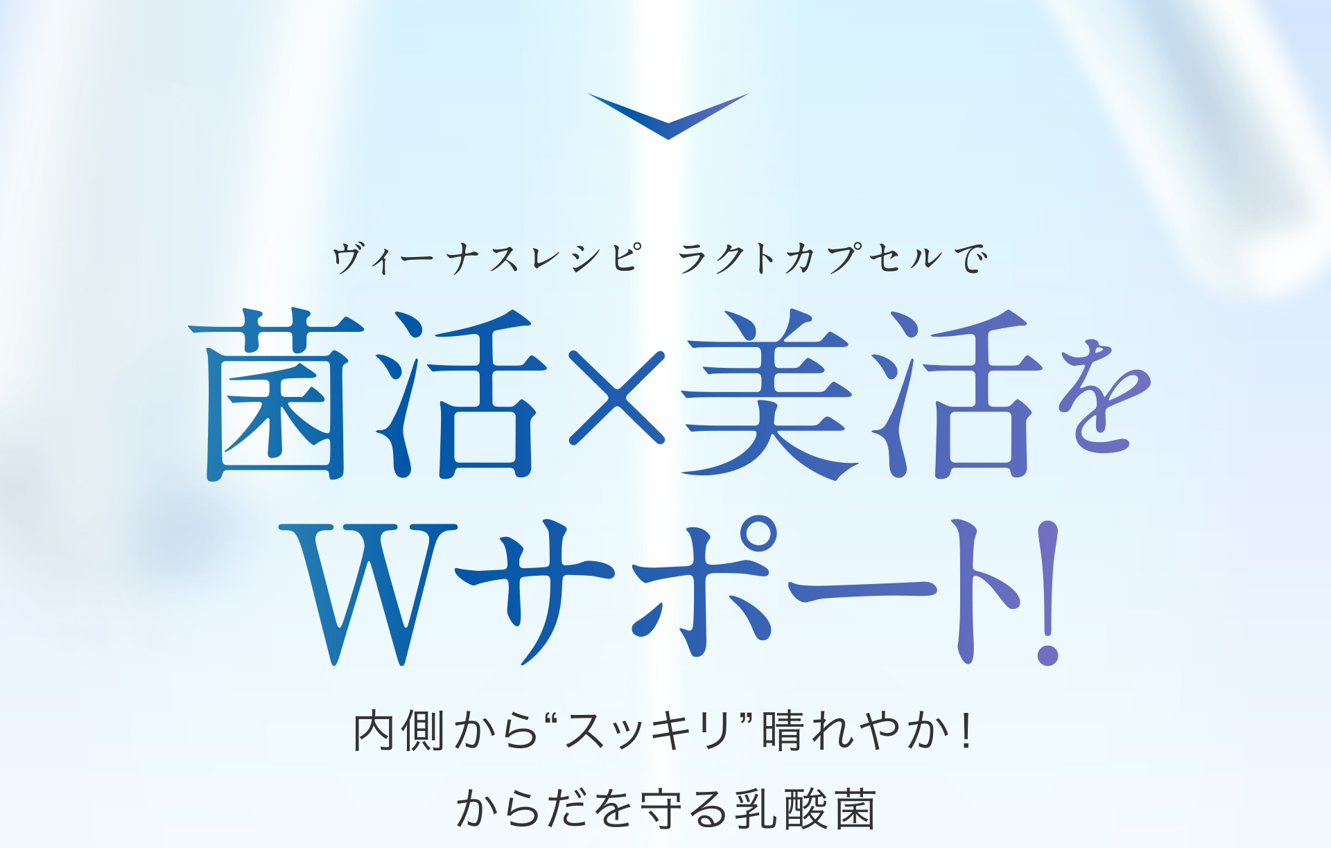 ヴィーナスレシピ ラクト カプセルで菌活×美活をWサポート！