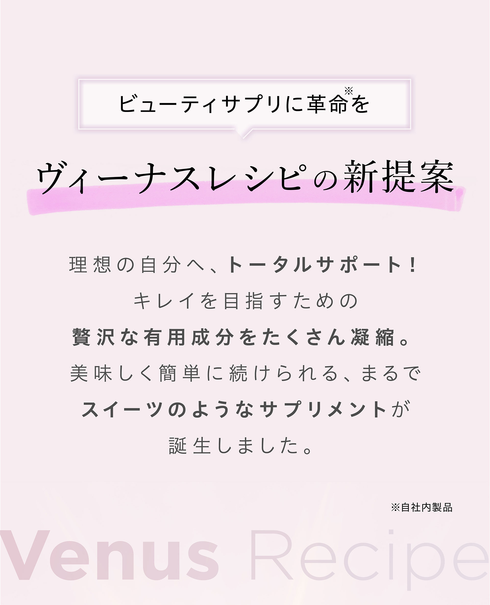 ビューティサプリに革命を